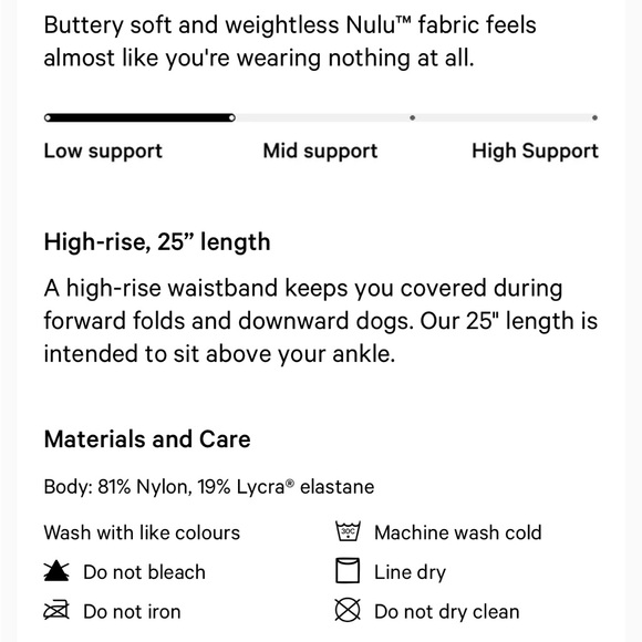 Lululemon Align High-Rise Pant 25” SIZE:12 - Picture 4 of 6